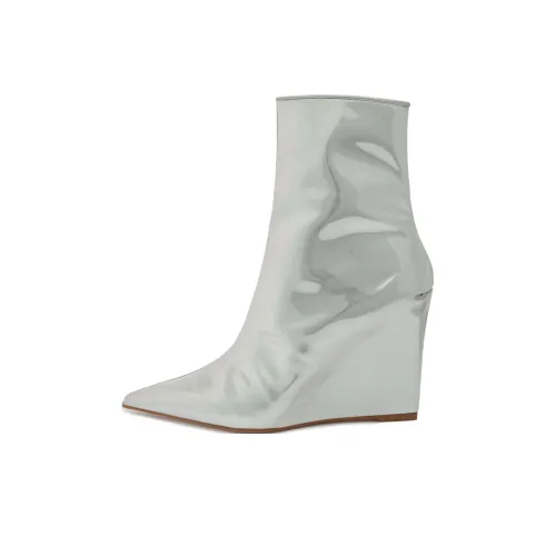 Schutz Asya ботильоны 11 см женские серебряные