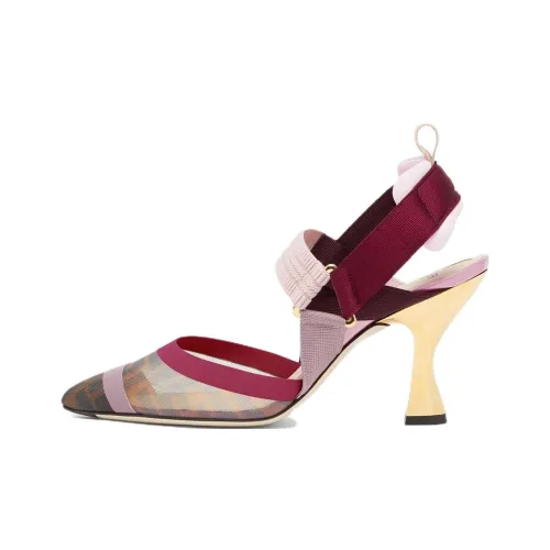 FENDI Высокие каблуки Красный Женские