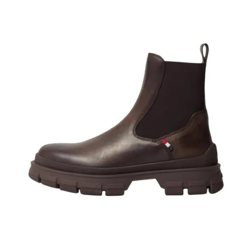 Moncler Hevea Короткий Челси 7,8 см Мужской Коричневый