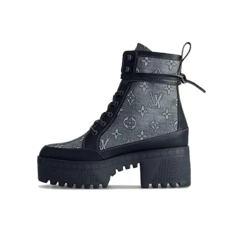 LOUIS VUITTON Laureate Ботильоны 5 см Женские Черные