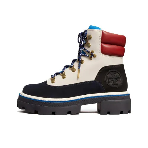 TORY BURCH Miller Fashion Booties Женские Черный Белый