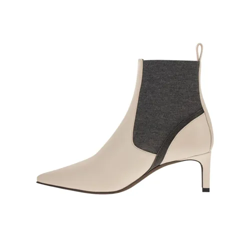 Brunello Cucinelli Ботильоны Серо-бежевый Женские