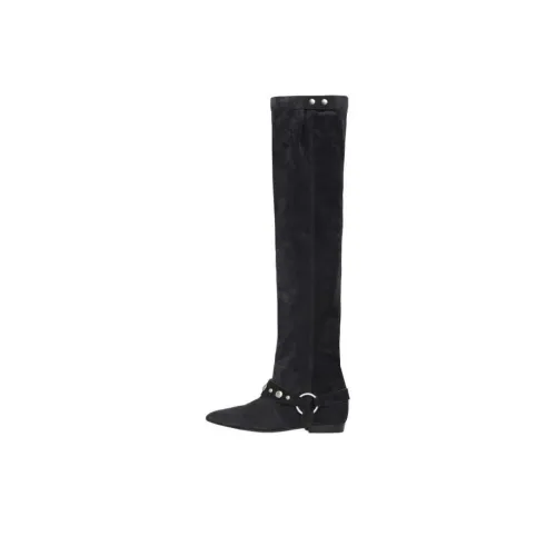 ISABEL MARANT Selize Over The Knee Boots Женские Черные