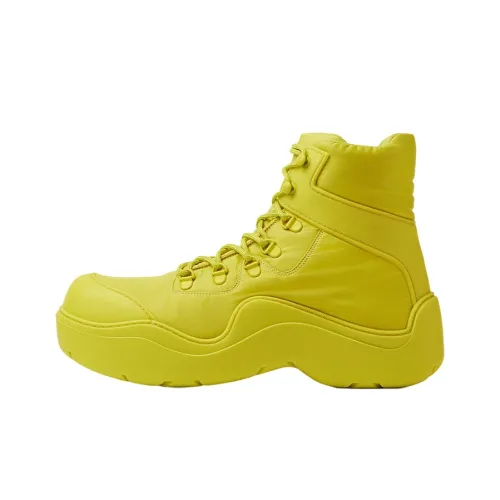 Bottega Veneta Puddle Короткий MID Голень Ботильоны Мужской Желтый