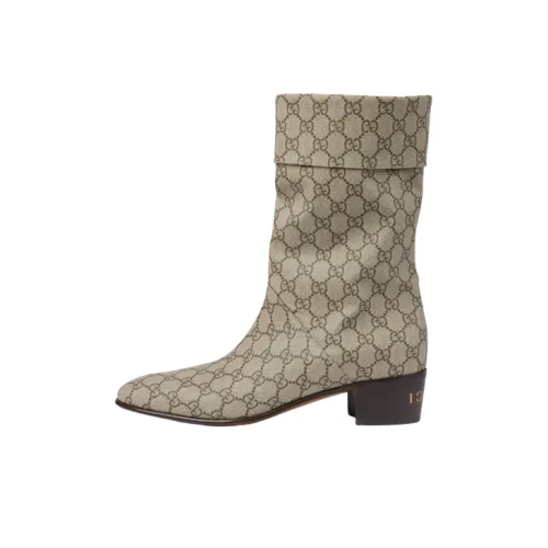 GUCCI GG Ботильоны Бежевые Мужские
