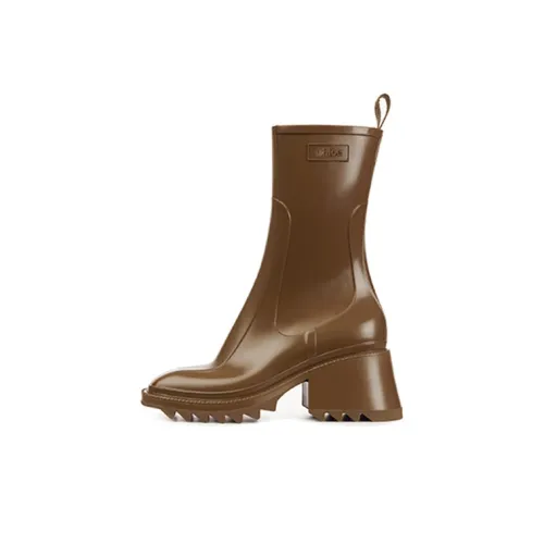 Chloe Betty PVC Crew Chelsea Женские Коричневый