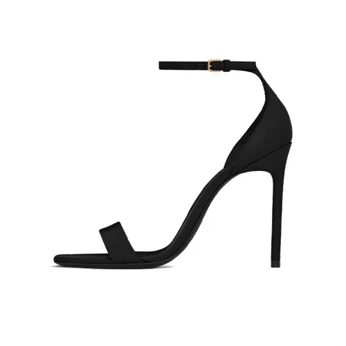 SAINT LAURENT Amber Узкий каблук Высокие каблуки 10,5 см Женские Черный