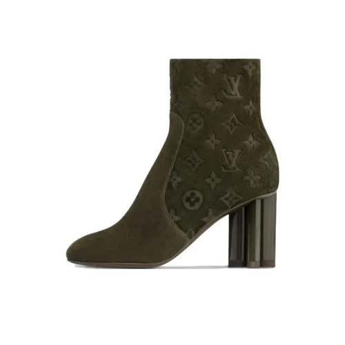 LOUIS VUITTON Силуэт Ботильоны Зеленый Женские