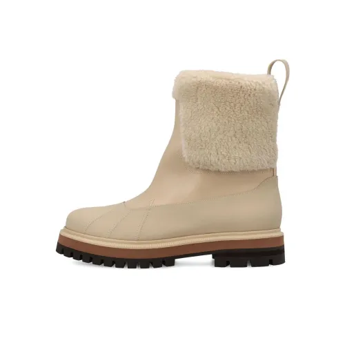 Loro Piana Короткие Сноубутсы Женские Бежевые