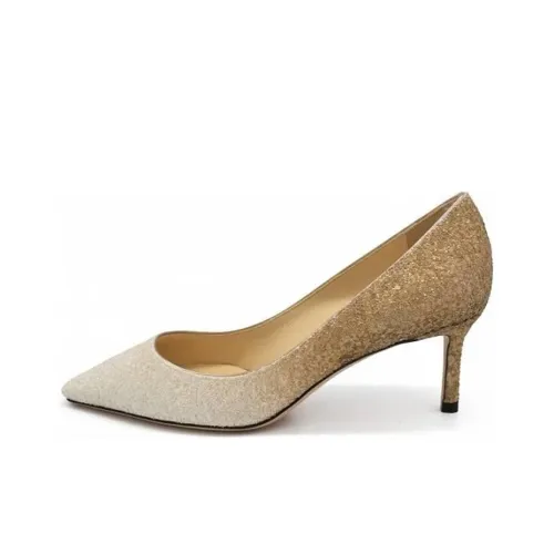 Jimmy Choo Туфли на высоком каблуке 6 см Женские Золотые