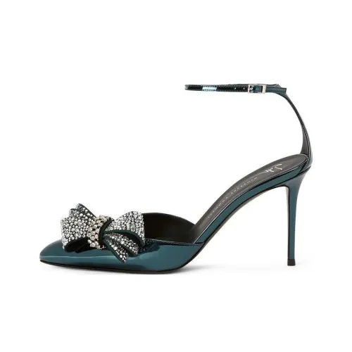 GIUSEPPE ZANOTTI Высокие каблуки Зеленый Женские