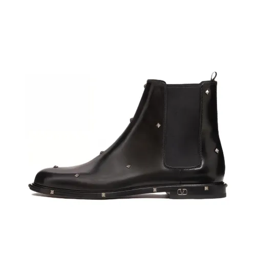 Valentino Aristopunk Ankle Boot Chelsea Мужской Черный