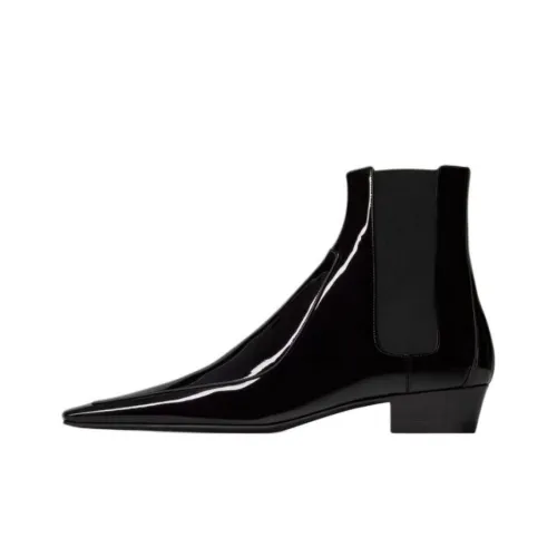 SAINT LAURENT Paolo Короткий Челси Мужской Черный