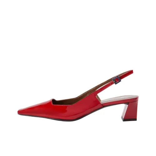 Giuseppe Zanotti GZ Brenda Песочные часы Высокие каблуки 4,5 см Женские Красный