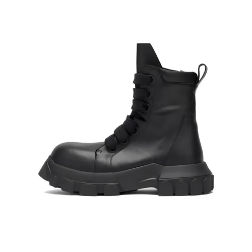 RICK OWENS совместный бренд Ботильоны Черные Мужские