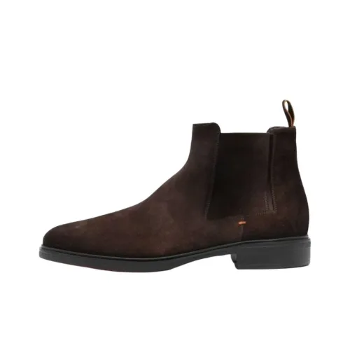 Santoni Ankle Boot Chelsea Мужской Коричневый