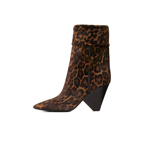 SAINT LAURENT Ботильоны Женские Коричневый