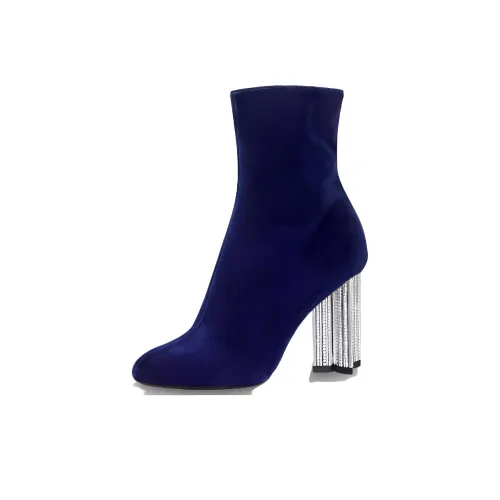 LOUIS VUITTON Силуэт Ботильоны 10 см Женские Синий