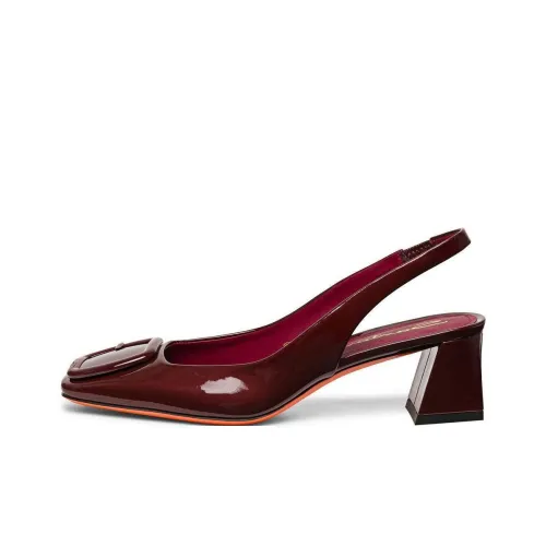 Santoni Высокие каблуки Бургундский Женские