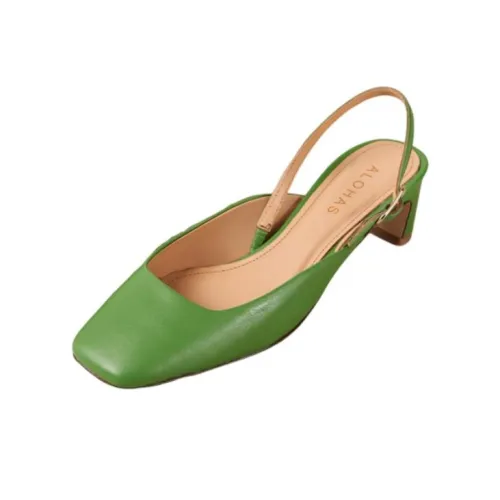 ALOHAS Грубый каблук Высокие каблуки 4,5 см Женские Зеленый