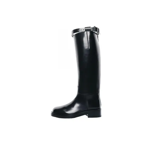 Ann Demeulemeester STAN Высокие сапоги до колена Мужские Черные
