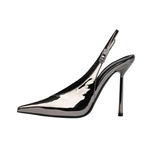 Le Silla Clivage Узкий каблук Высокие каблуки 12 см Женские Черный Серый