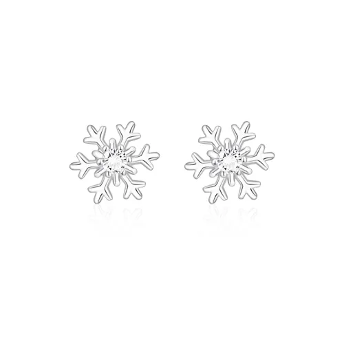 Ice Heart Rain Высокое качество Сплав Утонченный Серьги-гвоздики Женские