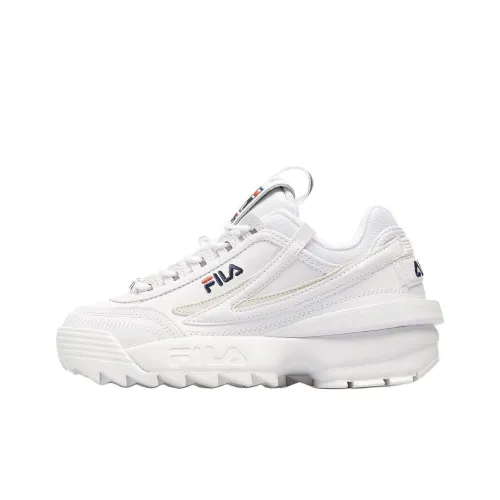 FILA Disruptor 2 Low Топ Толстая подошва Кроссовки Женские Белые