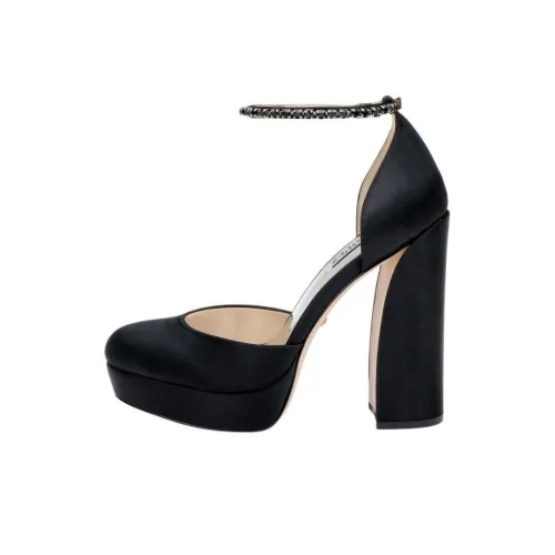 Badgley Mischka Felixa Грубый каблук Высокие каблуки 12,5 см Женские Черный