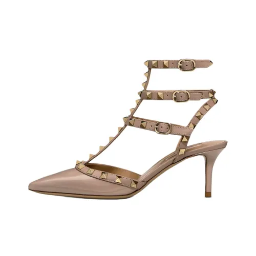 Valentino Rockstud Высокие каблуки Коричневый Женские