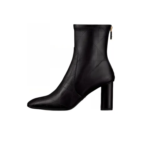 DIOR D Shadow Ботильоны С молнией 8 см Женские Черный