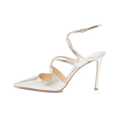 Jimmy Choo Azia Низкий каблук Высокий каблук 11 см Женский Золотой