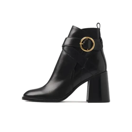 See By Chloe Ботильоны 8 см Женские Черные