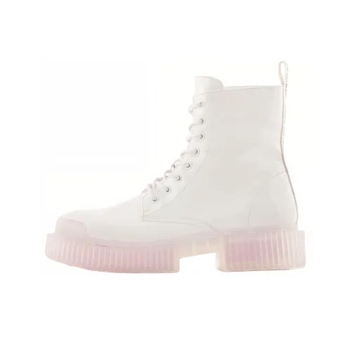 ARMANI EXCHANGEAE Короткие ботильоны Женские Белые Розовые