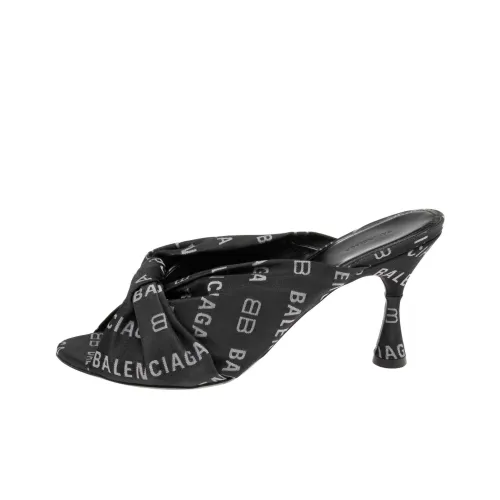 Balenciaga Drapy Высокие каблуки Женские Черный