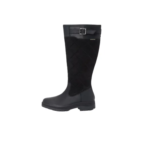 BARBOUR Дуб Колено Высокие сапоги 4CM Женские Черный