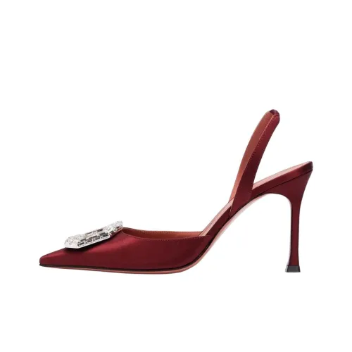 AMINA MUADDI Узкий каблук Высокие каблуки 9 см Женские Красный