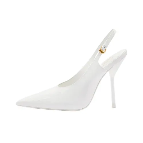 Altuzarra x Larroude Узкий каблук Высокие каблуки 10,5 см Женские Белые