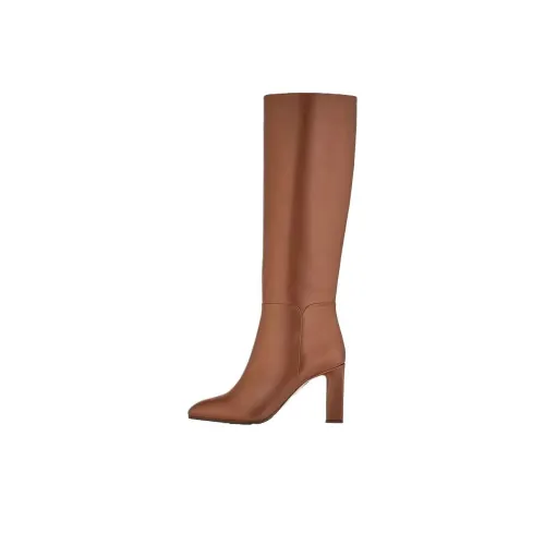 AQUAZZURA Женские высокие сапоги до колена, коричневые