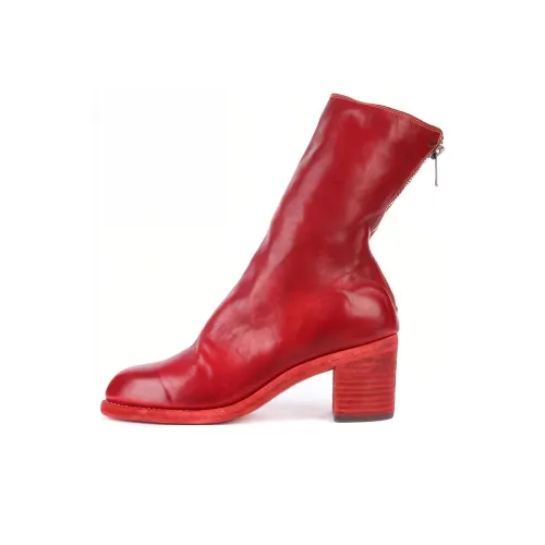 GUIDI Ботильоны Красные Женские