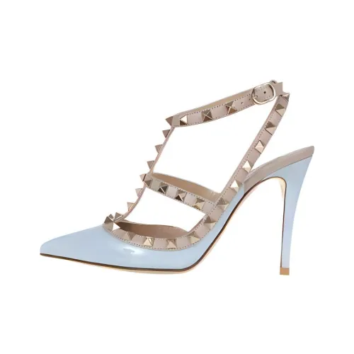 Valentino Rockstud Высокие каблуки Синие Женские