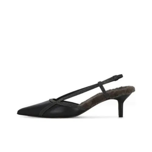 Brunello Cucinelli Высокие каблуки Черные Женские