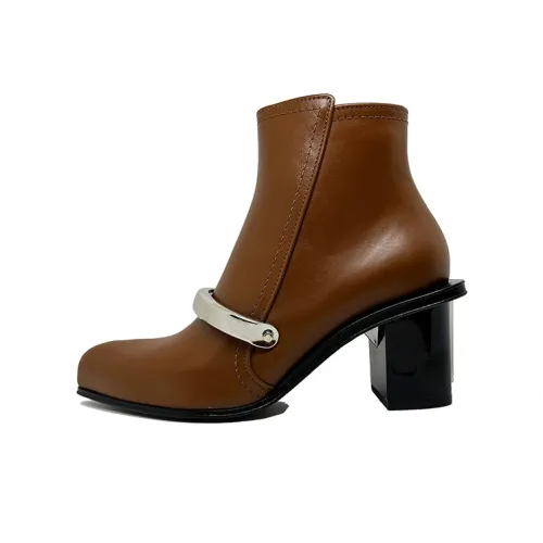 Alexander McQueen Ботильоны 6,5 см Женские Коричневые