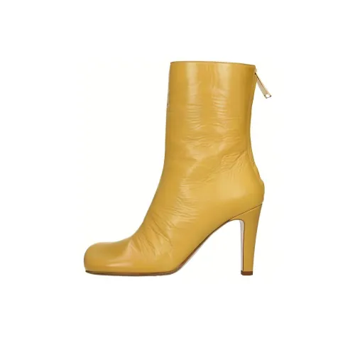 Bottega Veneta Lido Ботильоны 9,5 см Женские Желтые