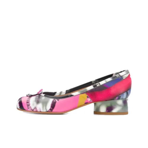 Maison Margiela Грубый каблук Высокие каблуки Женские Фуксия