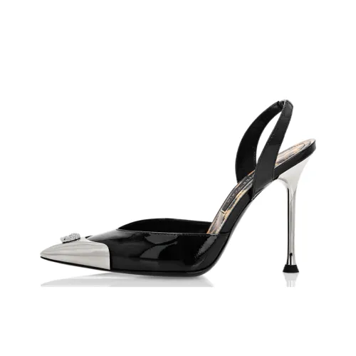 PHILIPP PLEIN Узкий каблук Высокие каблуки 12 см Женские Черный