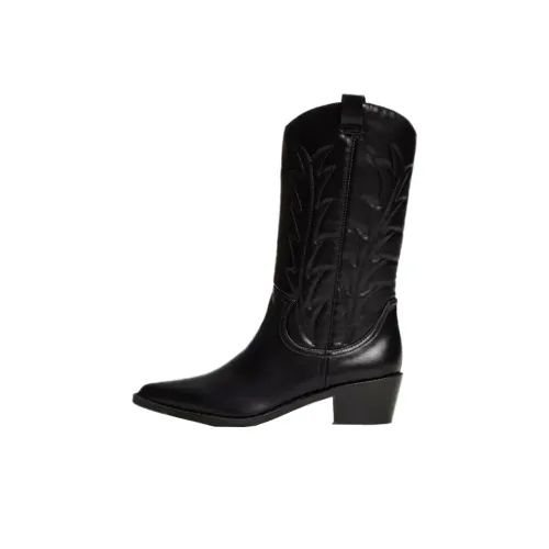 Twinset Женские высокие сапоги до колена, черные