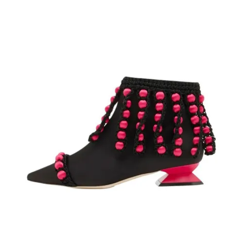 MANOLO BLAHNIK Ботильоны 3 см Женские Черные