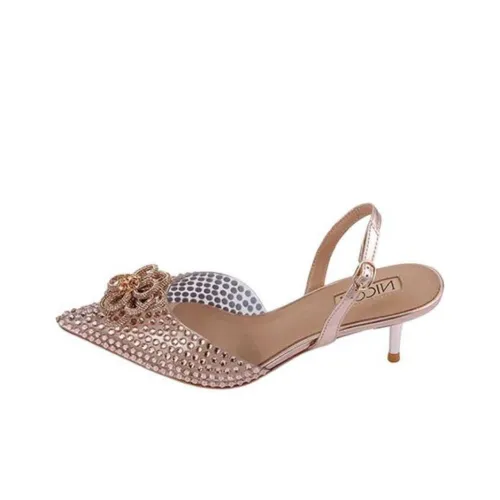 NICOLI Devon Низкий каблук Высокий каблук 5,5 см Женский Розовый