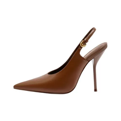 Altuzarra x Larroude Узкий каблук Высокие каблуки 10,5 см Женские Коричневый